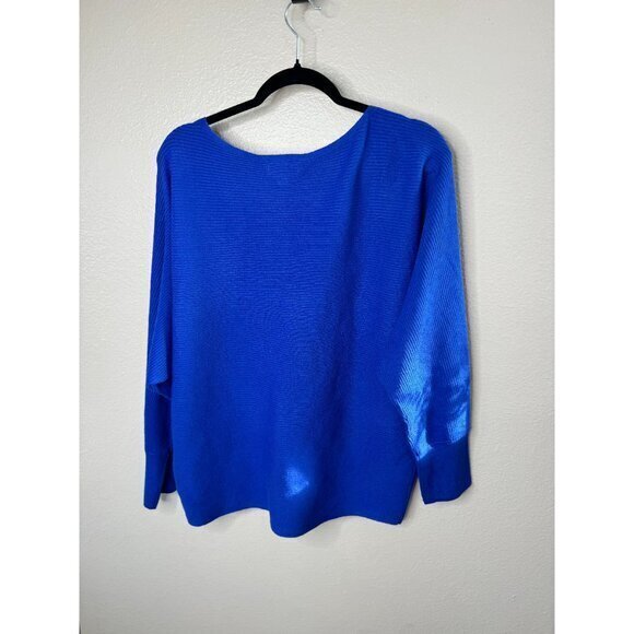 Nine West Plus Women's Blue Sweater size 0X plus size long sleeve Polyester‎ - Picture 6 of 7